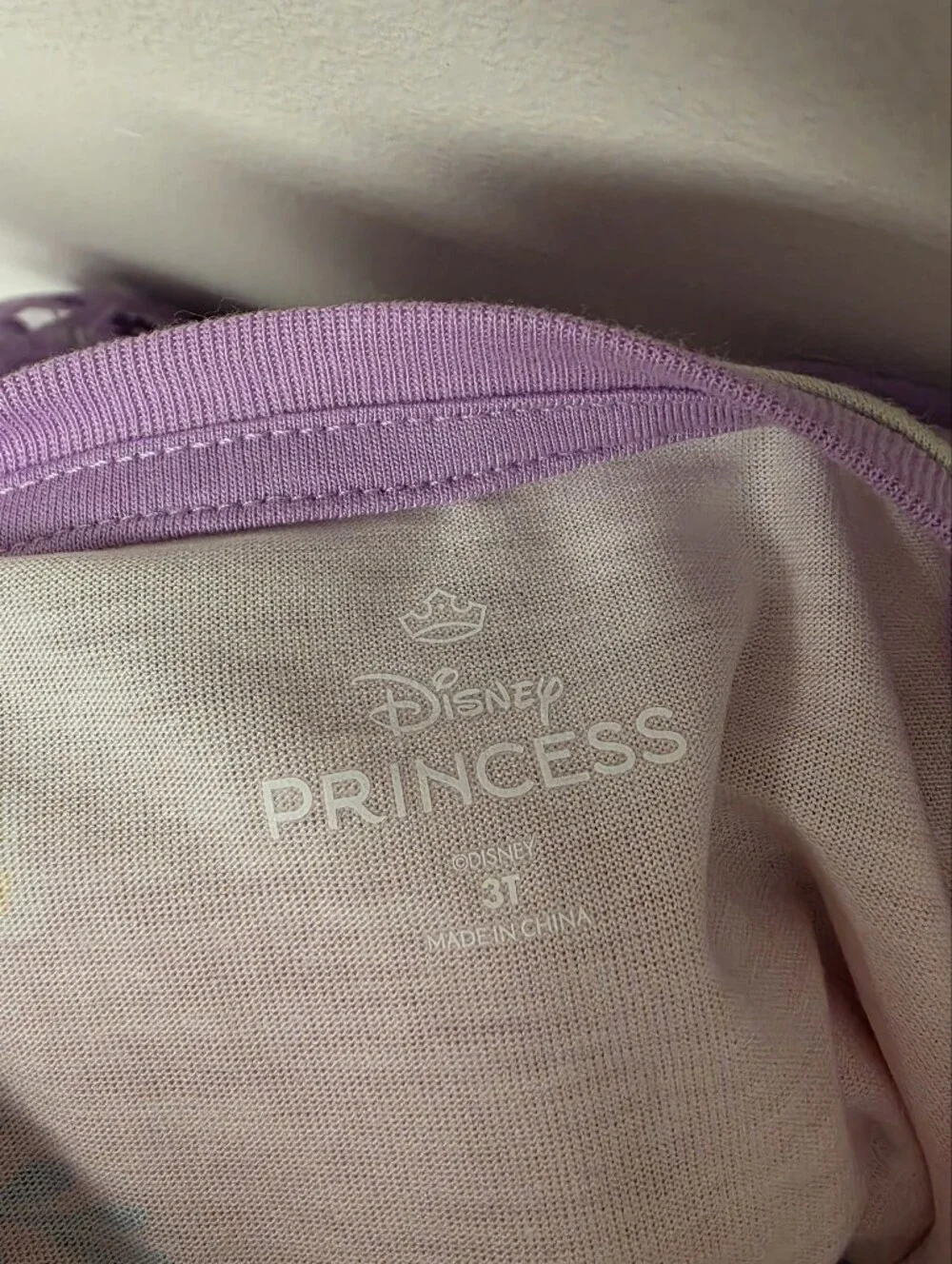 Disney Princess 3 piece Tutu Set Jacket Tutu Skirt and Shirt Purple 3T